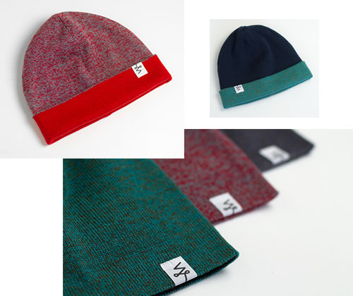 STAY WARM IN VY: REVERSIBLE HATS KNITTED IN GERMANY