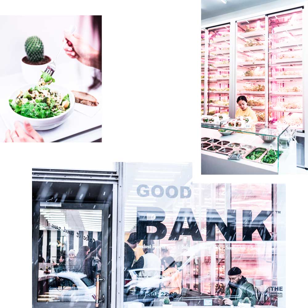 GOOD BANK — RESTAURANT TRIFFT INDOOR-FARMING