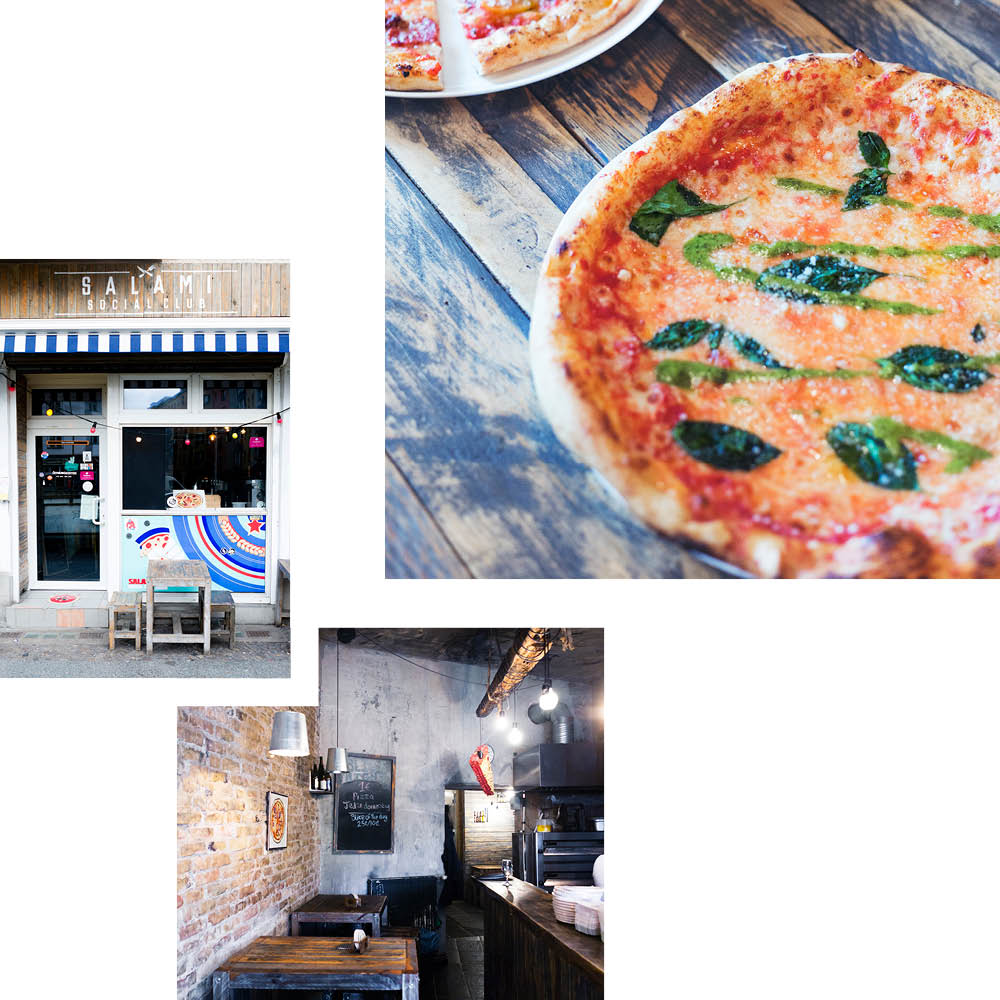 WELL-ROUNDED DIET FOR PIZZA LOVERS: SALAMI SOCIAL CLUB