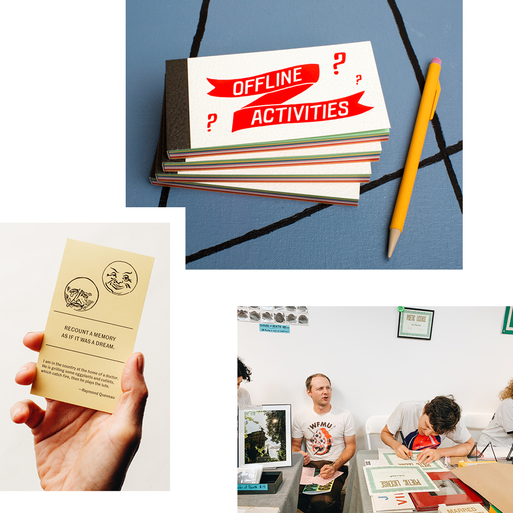 OFFLINE ACTIVITIES: ART BOOK WITH IDEAS FOR REAL-LIFE FUN