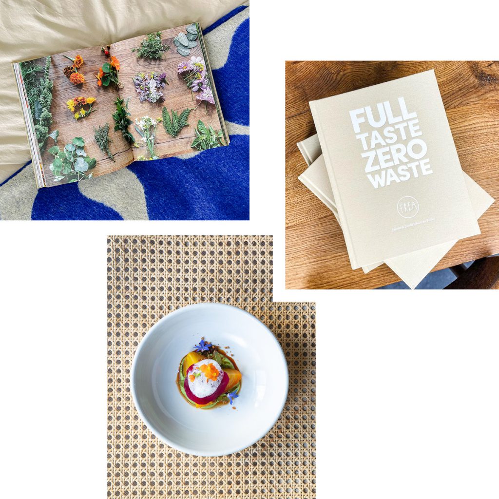 FULL TASTE ZERO WASTE — THE BOOK FROM FREA RESTAURANT WITH SUSTAINABLE STORIES AND RECIPES TO MAKE AT HOME