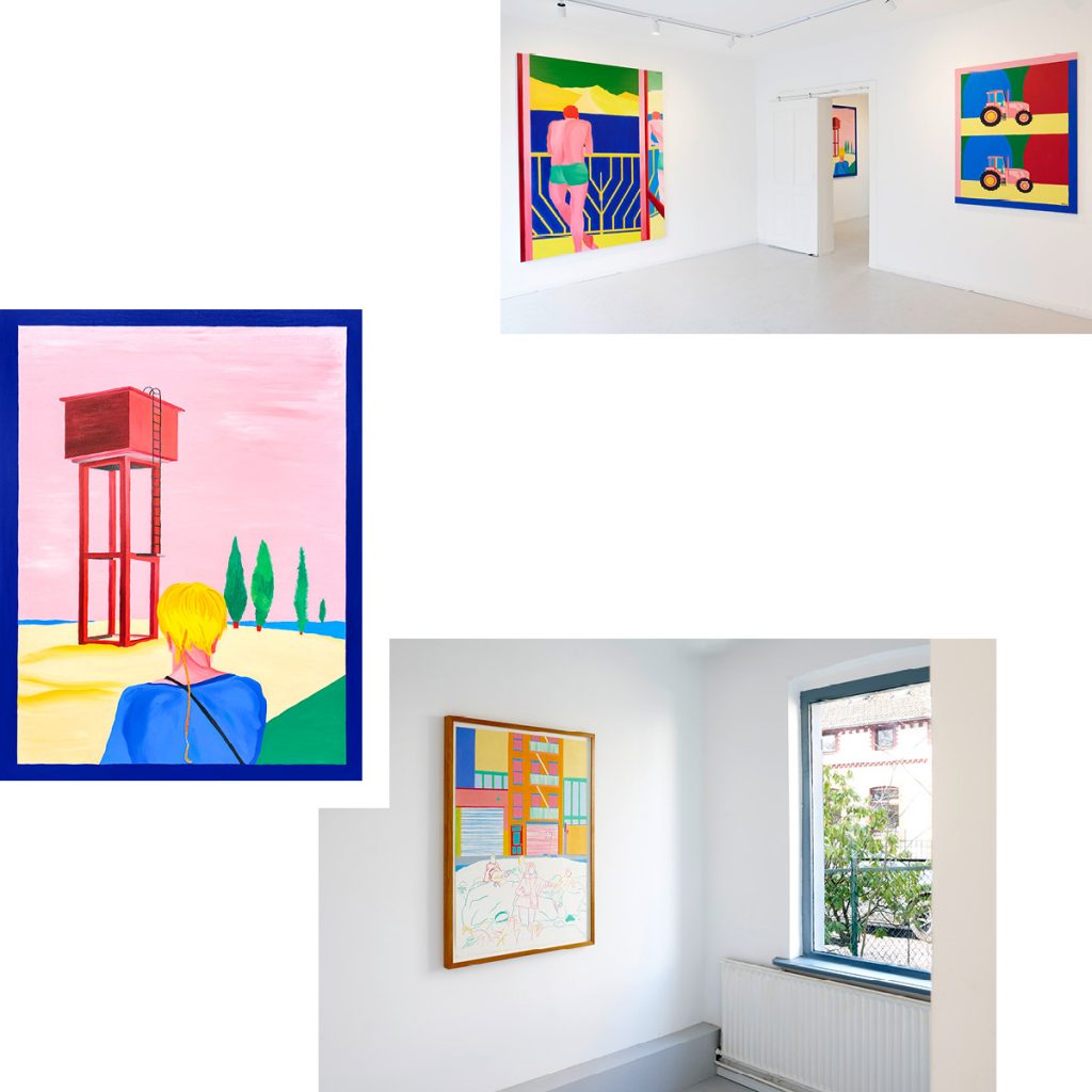 PRETTY IN PINK: WANNSEE CONTEMPORARY GALLERY SHOWS THE COLORFUL WORKS OF NAVOT MILLER 