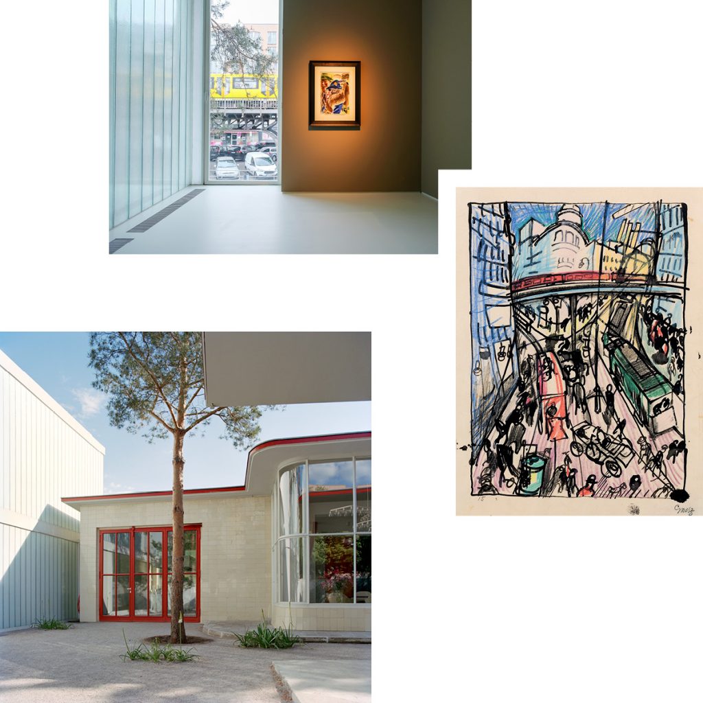 AN OASIS FOR ART IN A FORMER FILLING STATION — THE LITTLE GROSZ MUSEUM