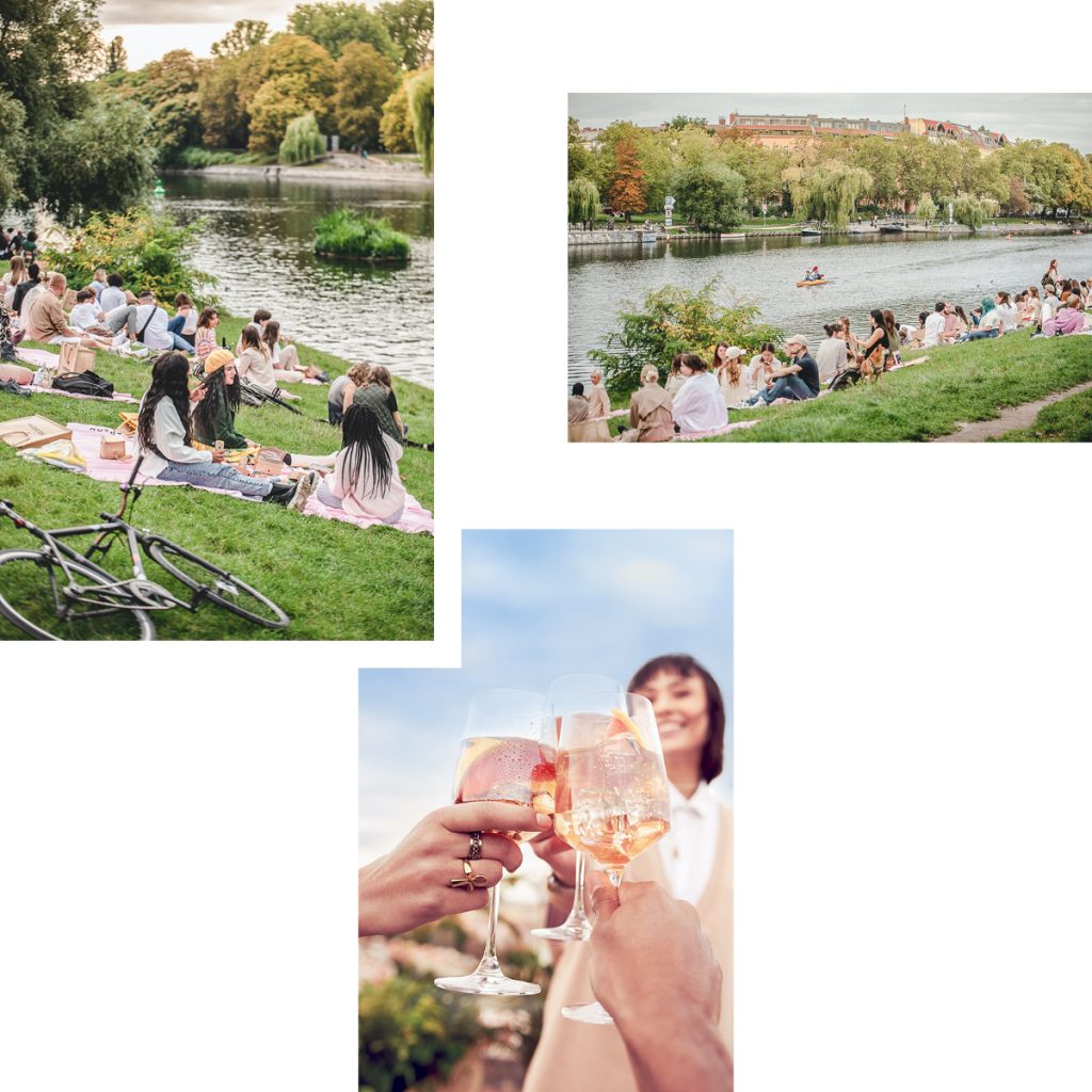 OPEN AIR CINEMA PICNIC WITH BELSAZAR ROSÉ AND TONICS UNDER THE NIGHT SKY