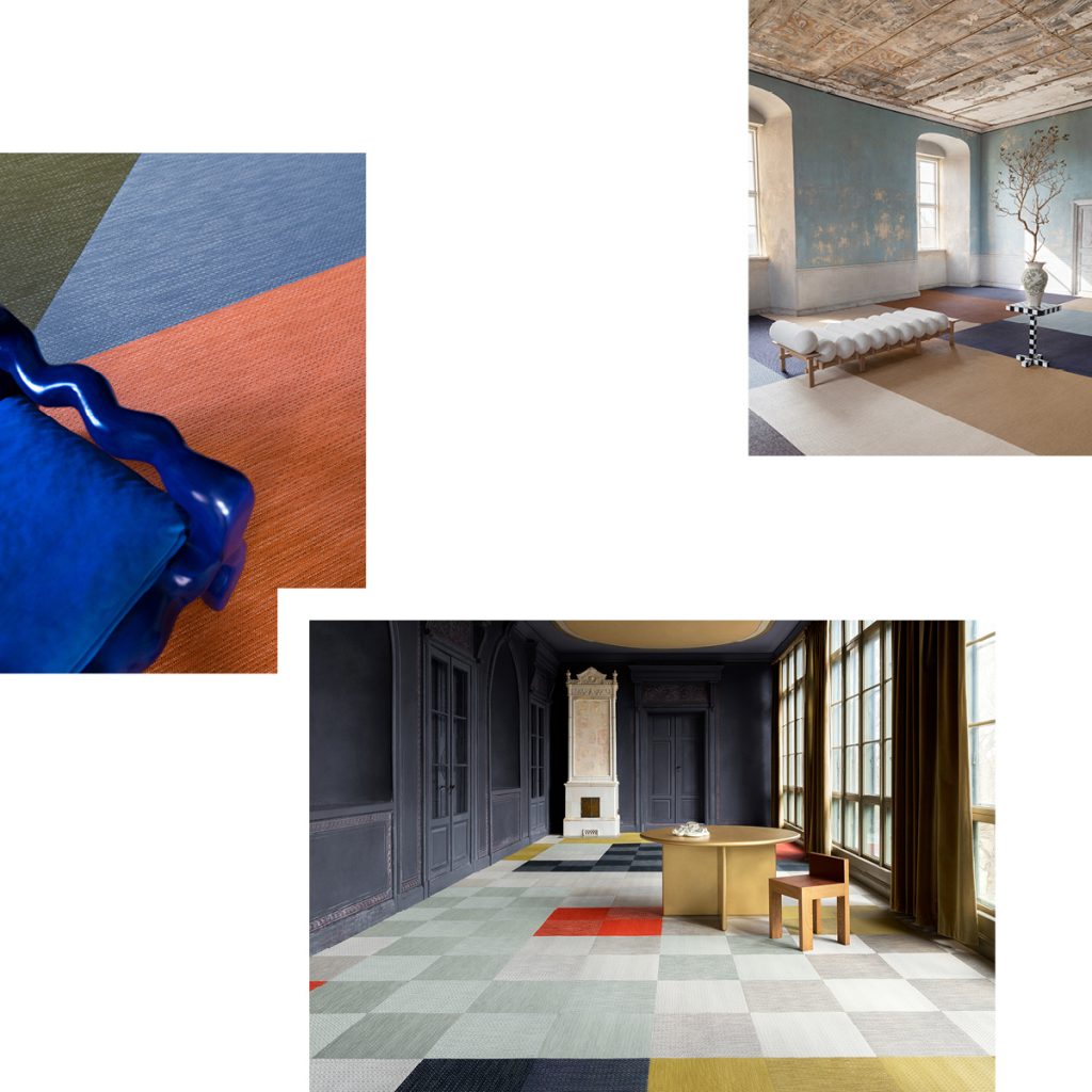 POETIC PATTERNS AND COLORS — BOLON FLOORS COLLECTION AT THE CHÂTEAU ROYAL HOTEL