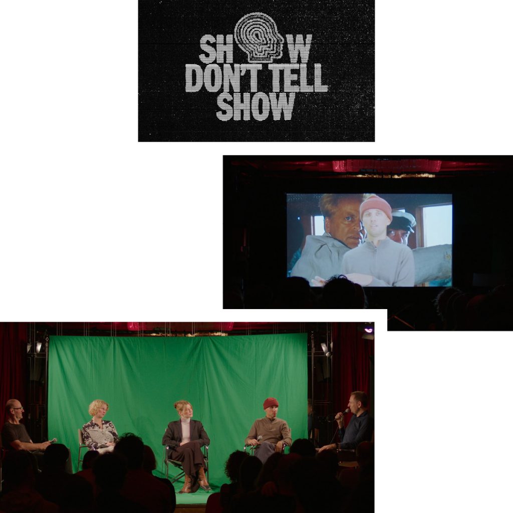 CRAFTING A STORY, LIVE ON STAGE — SHOW DON’T TELL SHOW AT THE VOLKSBÜHNE’S ROTER SALON