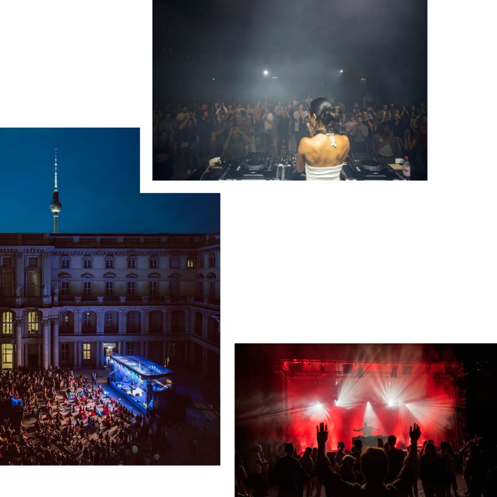 OPEN AIR MUSIC SERIES SPANNING GENRES AND CONTINENTS — LIVE CONCERTS AND DJ SETS AT THE HUMBOLDT FORUM COURTYARD