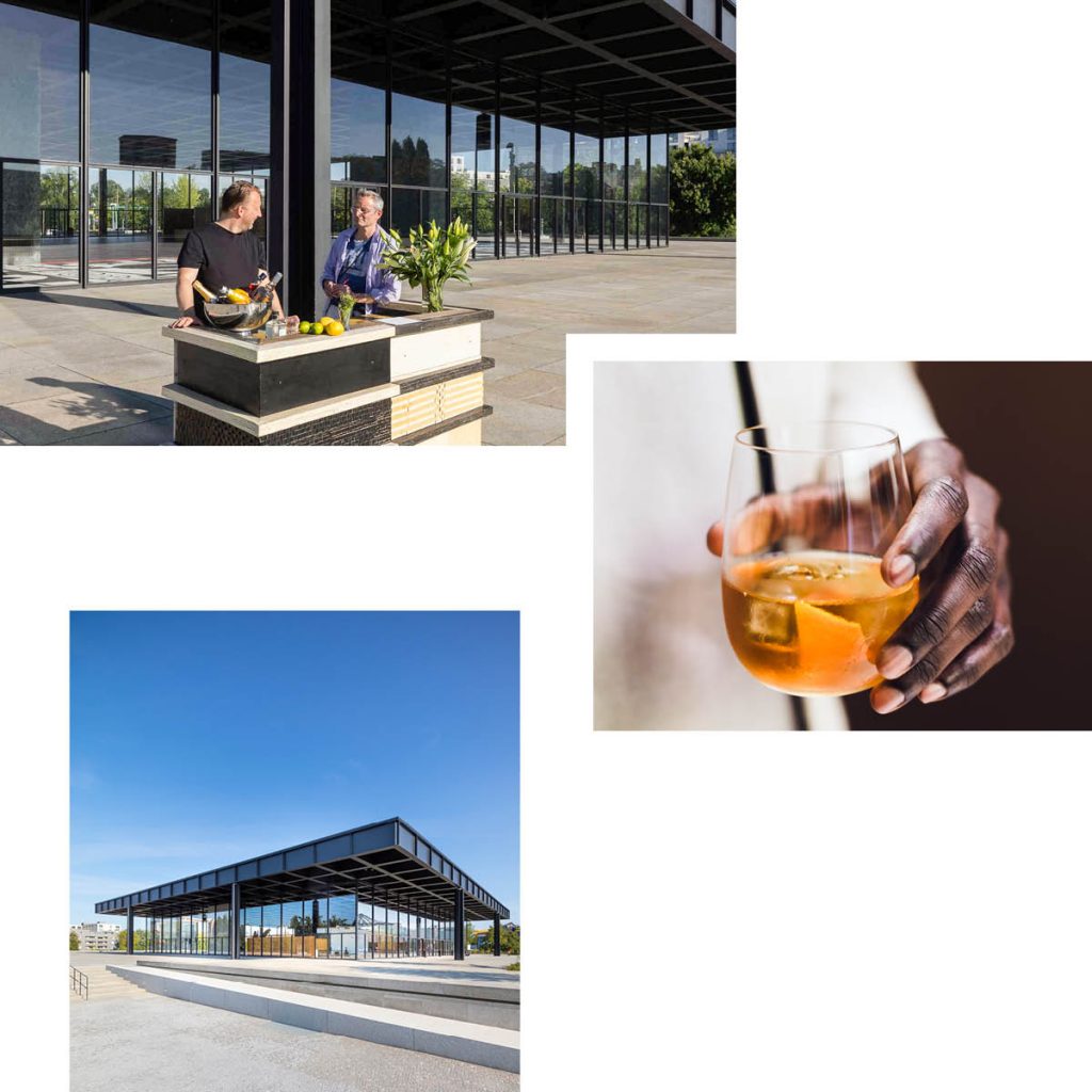 MIES, SUNDOWNERS & I: AFTER-WORK DRINKS ON THE TERRACE OF THE NEUE NATIONALGALERIE — RECOMMENDED BY UWE BUHRDORF